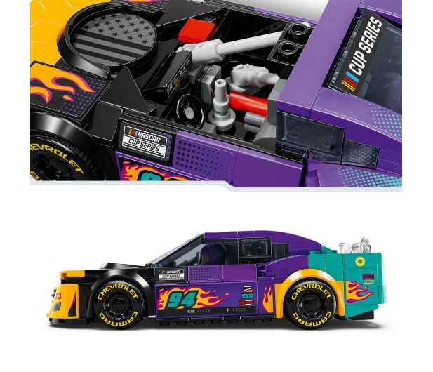 LEGO Speed Champions 76935 NASCAR® Next Gen Chevrolet Camaro ZL1 - 1266187 - zdjęcie 4